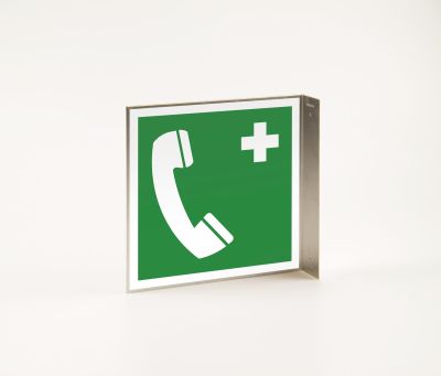 Rettungszeichen Notruftelefon