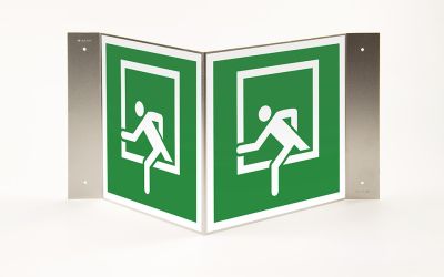 Rettungszeichen Notausstieg
