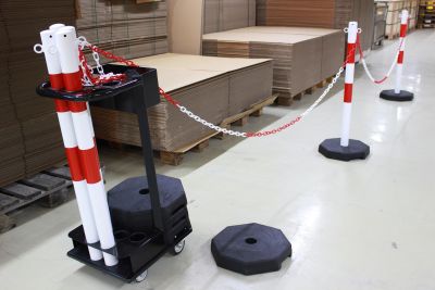 Lager- und Transportgestell inkl. Kettenpfostenset